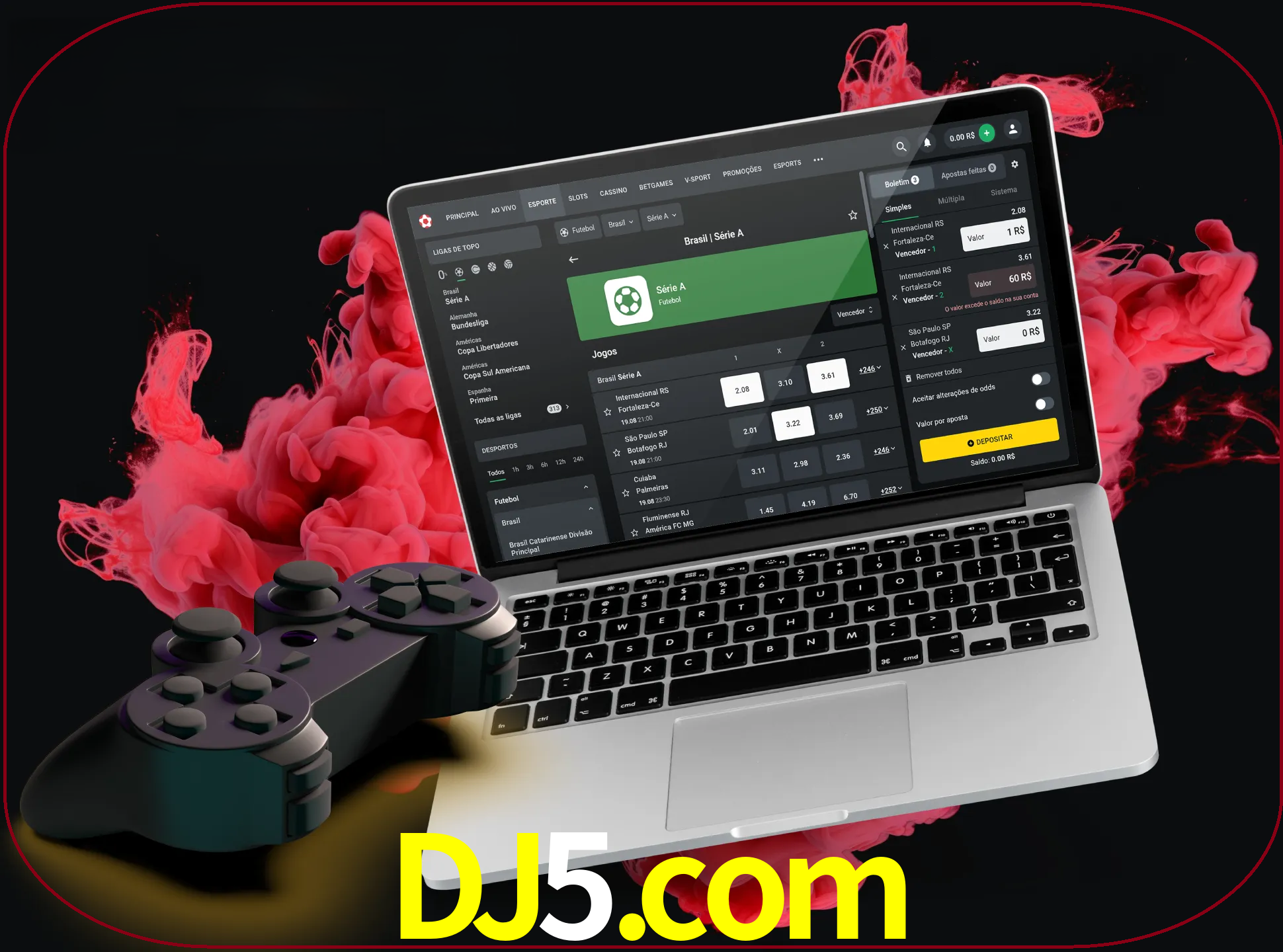 Visite a secção especial de jogos de vídeo em dj5 para descobrir em que jogos pode apostar e ganhar muito dinheiro.